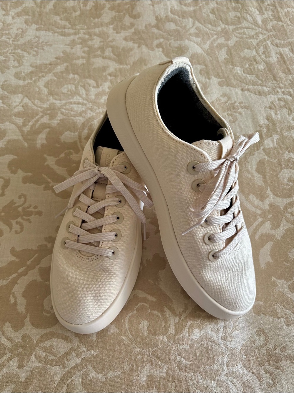 allbirds Women's Natural White Canvas Low-Top Sneakers